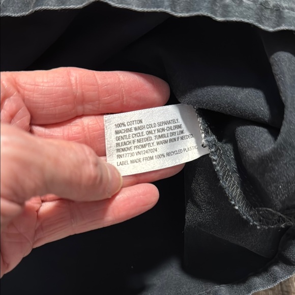 Ava & Viv Charcoal Puff Sleeve Top - Picture 3 of 4